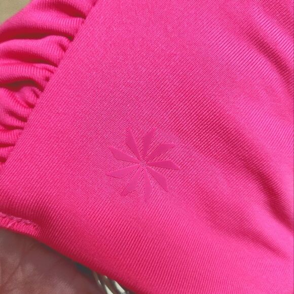 Athleta Square Neck  Swimwear Bikini Top Pink NWOT - Picture 9 of 11